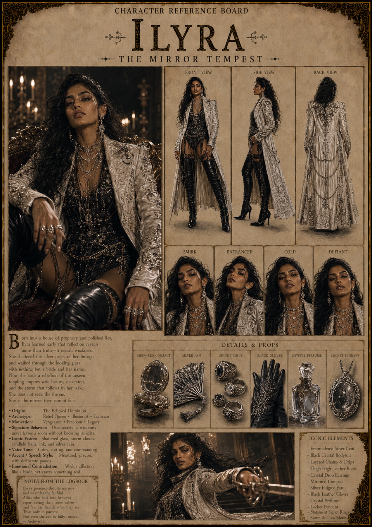 Ilyra, The Mirror Tempest reference board